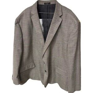 Shaquille O’Neal XLG Men’s Gray Sport Coat Blazer Sz 58 S EXCELLENT